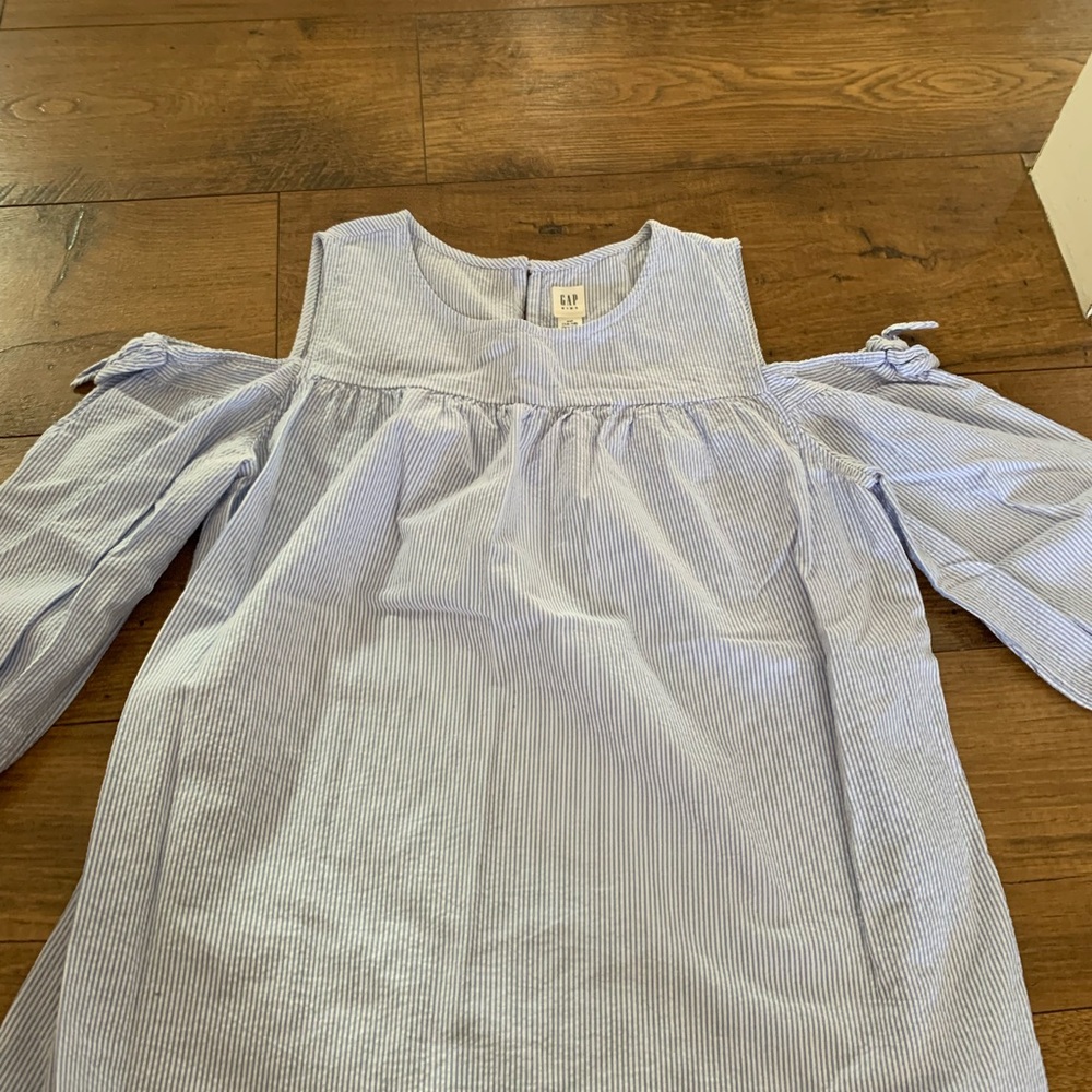 Gap kids size xxl seersucker blouse
